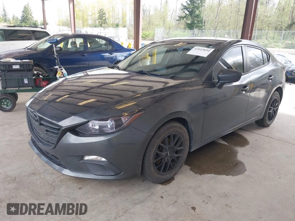 2015 Mazda 3 i Sport with VIN JM1BM1U70F1272383, listed as a IAAI auction lot 42013894 with 97,029 mi miles and . Bid and sale history available at carsss.com. Image 2.