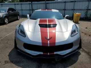 2015 Chevrolet Corvette Z06 2LZ with VIN 1G1YR2D65F5601184, listed as a Copart auction lot 64979444 with 38,080 mi miles and Salvage Title. Bid and sale history available at carsss.com. Image 5.