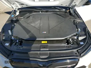 2024 BMW i5 M60 with VIN WBY43FK00RCP86174, listed as a Copart auction lot 45522685 with 7,392 mi miles and Salvage title. Bid and sale history available at DreamBid. Image 11.