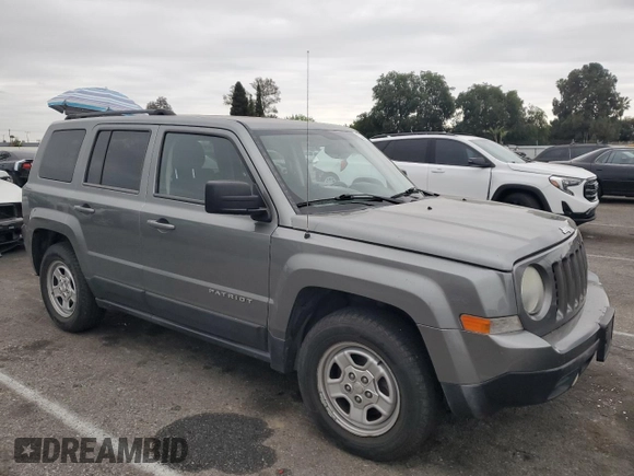 2014 Jeep Patriot Altitude with VIN 1C4NJPBAXED595327, listed as a Copart auction lot 53665005 with 134,771 mi miles and Salvage Title. Bid and sale history available at DreamBid. Image 4.