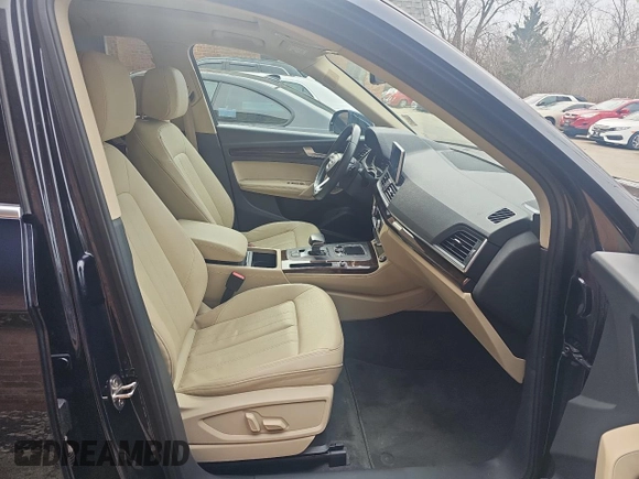2019 Audi Q5 Premium Plus with VIN WA1BNAFY5K2083360, listed as a Copart auction lot 52040605 with 36,850 mi miles and Salvage Title. Bid and sale history available at carsss.com. Image 5.