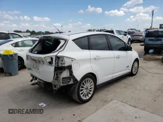 2015 Ford C-Max Energi SEL with VIN 1FADP5CU9FL109434, listed as a Copart auction lot 63836373 with 77,260 mi miles. Bid and sale history available at carsss.com. Image 3.