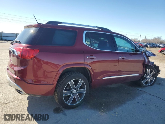 2018 GMC Acadia Denali with VIN 1GKKNXLS9JZ189670, listed as a Copart auction lot 45456295 with 102,634 mi miles and Salvage Title. Bid and sale history available at DreamBid. Image 3.
