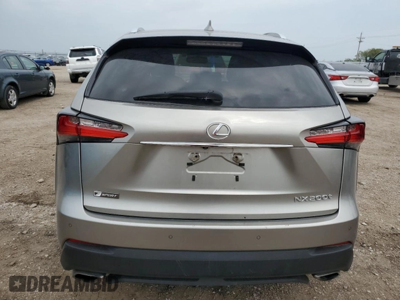 2016 Lexus NX 200t with VIN JTJBARBZ6G2072774, listed as a Copart auction lot 68511634 with 96,884 mi miles and Salvage Title. Bid and sale history available at DreamBid. Image 6.