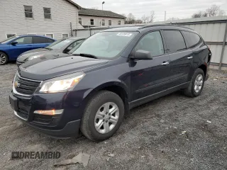 2016 Chevrolet Traverse LS with VIN 1GNKRFED5GJ298991, listed as a Copart auction lot 48320815 with 104,563 mi miles and Salvage Title. Bid and sale history available at carsss.com. Image 1.