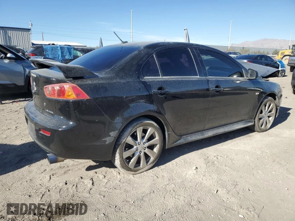 2014 Mitsubishi Lancer GT with VIN JA32U8FW3EU004081, listed as a Copart auction lot 86658984 with 138,634 mi miles and Salvage Title. Bid and sale history available at carsss.com. Image 3.