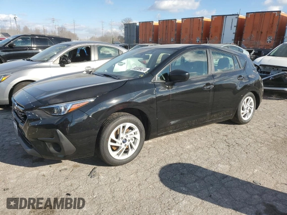 2024 Subaru Impreza with VIN JF1GUABCXR8886056, listed as a Copart auction lot 83389074 with 124 mi miles and Salvage Title. Bid and sale history available at carsss.com. Image 1.