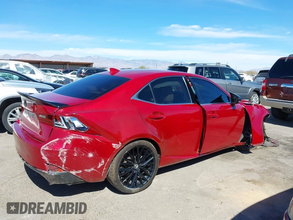 2015 Lexus IS 250 with VIN JTHBF1D2XF5044400, listed as a IAAI auction lot 41605032 with 103,068 mi miles and . Bid and sale history available at DreamBid. Image 14.