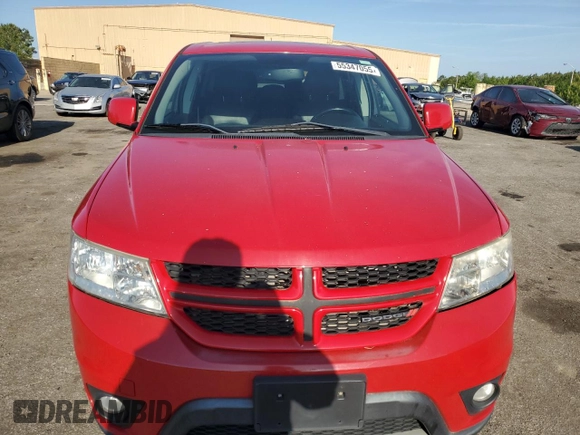 2012 Dodge Journey GT with VIN 3C4PDCEG1CT392651, listed as a Copart auction lot 55347055 with 138,580 mi miles and Salvage Title. Bid and sale history available at carsss.com. Image 5.