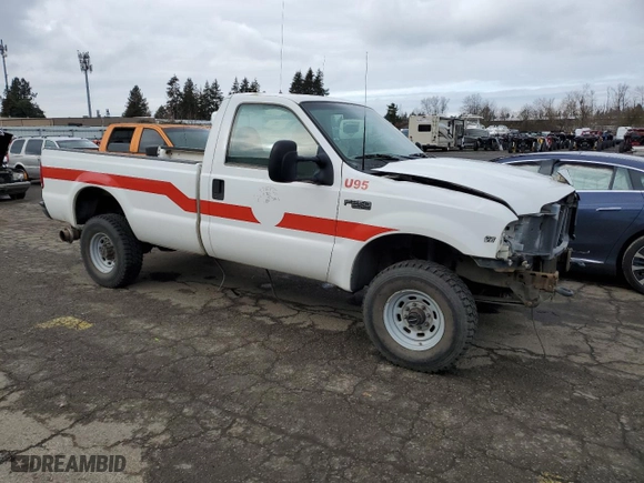 1999 Ford Super Duty F-250 XL with VIN 1FTNF21L3XEA93733, listed as a Copart auction lot 43638935 with 108,911 mi miles and Clean Title. Bid and sale history available at carsss.com. Image 4.