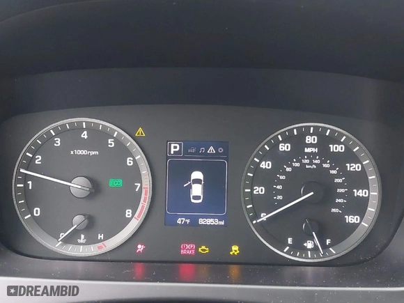 2015 Hyundai Sonata 2.4L Sport with VIN 5NPE34AF3FH167343, listed as a IAAI auction lot 41854584 with 82,853 mi miles. Bid and sale history available at carsss.com. Image 7.
