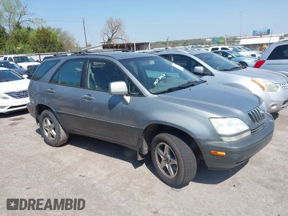 2001 Lexus RX 300 with VIN JTJGF10U010082297, listed as a IAAI auction lot 42007917 with 224,614 mi miles and . Bid and sale history available at DreamBid. Image 1.