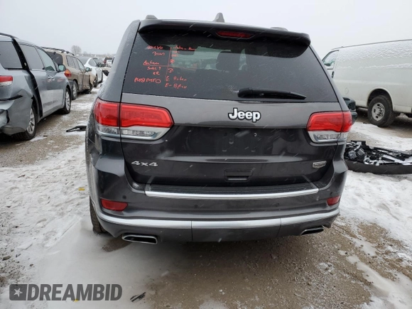 2019 Jeep Grand Cherokee Summit with VIN 1C4RJFJT1KC637285, listed as a Copart auction lot 88924355 with 64,592 mi miles and Non Repairable. Bid and sale history available at carsss.com. Image 6.