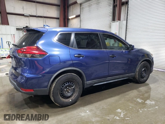 2017 Nissan Rogue S with VIN KNMAT2MV8HP560770, listed as a Copart auction lot 45469185 with 113,651 mi miles and Salvage Title. Bid and sale history available at carsss.com. Image 3.