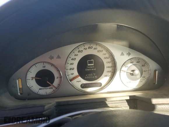 2003 Mercedes-Benz E-Class 5.5L AMG with VIN WDBUF76J73A364731, listed as a Copart auction lot 87019114 with 187,696 mi miles and Salvage Title. Bid and sale history available at carsss.com. Image 9.