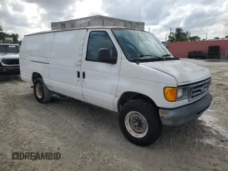 2006 Ford Econoline Cargo Commercial with VIN 1FTNS24W46HA45866, listed as a Copart auction lot 42109465 with 203,751 mi miles and Clean Title. Bid and sale history available at DreamBid. Image 4.