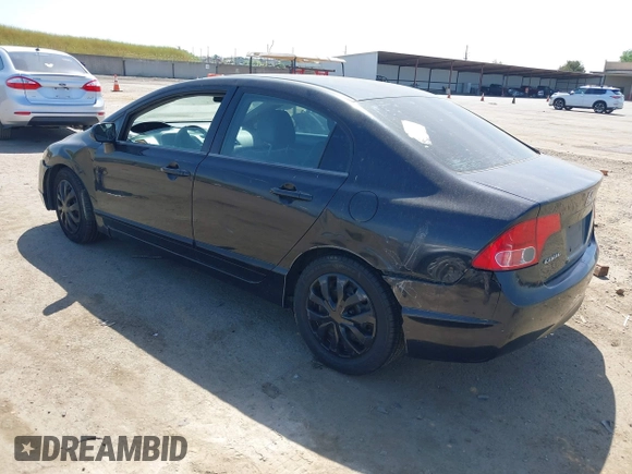 2007 Honda Civic Sdn LX with VIN 1HGFA16507L126952, listed as a IAAI auction lot 42104129 with 182,111 mi miles. Bid and sale history available at carsss.com. Image 3.