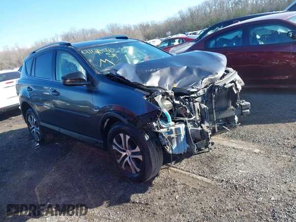 2016 Toyota RAV4 LE with VIN JTMBFREV9GJ071041, listed as a IAAI auction lot 41410462 with 57,396 mi miles. Bid and sale history available at carsss.com. Image 1.