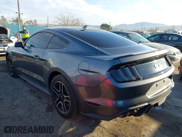 2022 Ford Mustang GT with VIN 1FA6P8CFXN5147964, listed as a IAAI auction lot 41593869 with 17,315 mi miles. Bid and sale history available at carsss.com. Image 3.