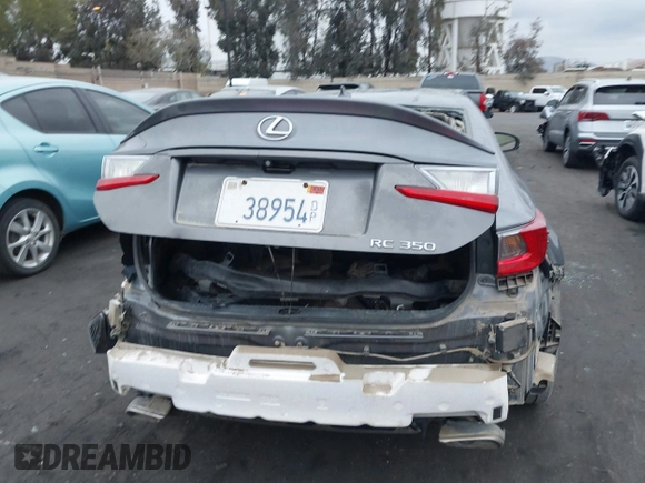 2015 Lexus RC 350 F Sport z VIN JTHHE5BC8F5000878, wystawiony jako IAAI lot #42010143 z przebiegiem Nie podano mil oraz . Historia ofert i sprzedaży dostępna na DreamBid. Obrazek 16.