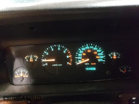 1997 Jeep Grand Cherokee Limited with VIN 1J4GZ78Y3VC733618, listed as a Copart auction lot 53757095 with 150,806 mi miles and Salvage title. Bid and sale history available at DreamBid. Image 9.