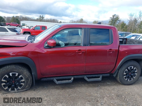 2022 Nissan Frontier S with VIN 1N6ED1EK9NN612988, listed as a IAAI auction lot 41140327 with 21,386 mi miles. Bid and sale history available at carsss.com. Image 14.