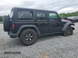 2018 Jeep Wrangler Unlimited Rubicon with VIN 1C4HJXFNXJW141877, listed as a Copart auction lot 55913055 with 71,503 mi miles and Salvage title. Bid and sale history available at DreamBid. Image 3.