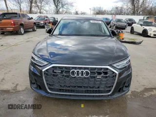 2023 Audi A8 with VIN WAULDAF88PN010368, listed as a Copart auction lot 47824965 with 8,058 mi miles and Salvage Title. Bid and sale history available at carsss.com. Image 5.