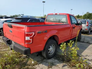 2018 Ford F-150 XL with VIN 1FTMF1EP9JKD31127, listed as a Copart auction lot 69008354 with 185,772 mi miles and Clean title. Bid and sale history available at DreamBid. Image 3.