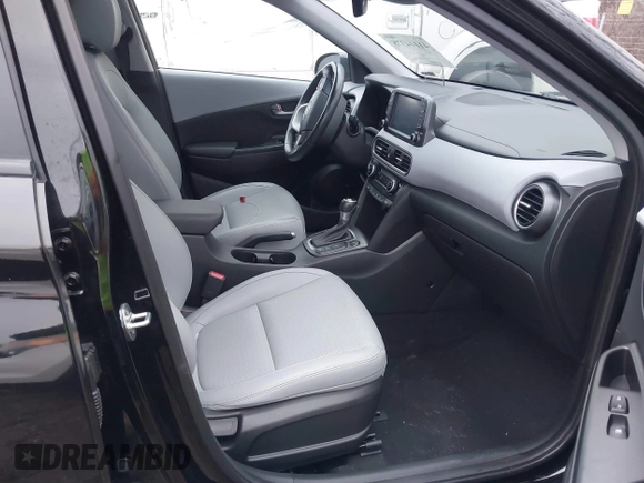 2021 Hyundai Kona Ultimate with VIN KM8K5CA59MU657508, listed as a IAAI auction lot 41144378 with 15,828 mi miles. Bid and sale history available at carsss.com. Image 5.