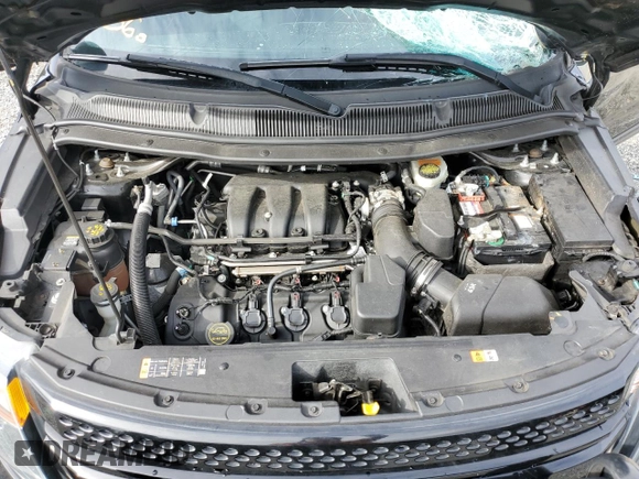 2014 Ford Utility Police Interceptor with VIN 1FM5K8AR9EGB91181, listed as a Copart auction lot 75281004 with 129,457 mi miles and Salvage Title. Bid and sale history available at carsss.com. Image 14.