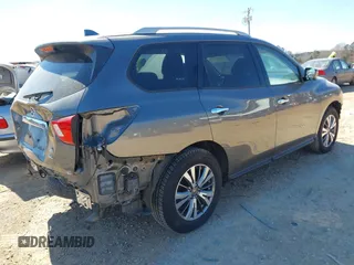 2019 Nissan Pathfinder SV z VIN 5N1DR2MM5KC612594, wystawiony jako IAAI lot #41602287 z przebiegiem 53 240 mil mil oraz . Historia ofert i sprzedaży dostępna na DreamBid. Obrazek 4.