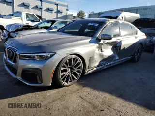 2020 BMW 7 Series 750i xDrive with VIN WBA7U2C05LBM62067, listed as a Copart auction lot 74940983 with 10,654 mi miles. Bid and sale history available at carsss.com. Image 1.