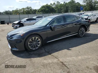 2018 Lexus LS with VIN JTHB5LFF8J5004047, listed as a Copart auction lot 64953584 with 62,547 mi miles and Salvage Title. Bid and sale history available at carsss.com. Image 1.