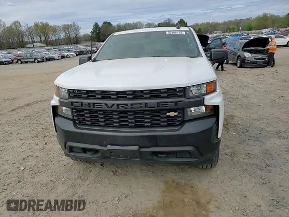 2019 Chevrolet Silverado 1500 Work Truck with VIN 1GCRYAEH3KZ277969, listed as a Copart auction lot 50386125 with 70,657 mi miles and Salvage Title. Bid and sale history available at DreamBid. Image 10.