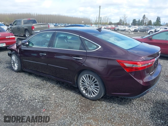 2018 Toyota Avalon XLE with VIN 4T1BK1EB0JU285615, listed as a IAAI auction lot 41903212 with Not Provided miles and . Bid and sale history available at DreamBid. Image 3.