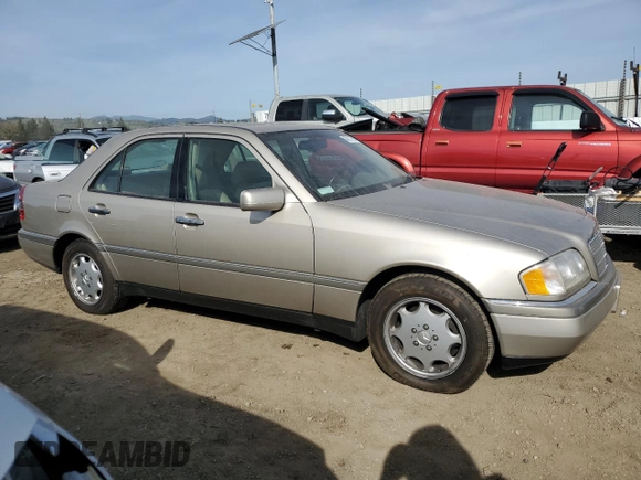 1996 Mercedes-Benz C with VIN WDBHA28E4TF347813, listed as a Copart auction lot 45211785 with 87,312 mi miles and Clean Title. Bid and sale history available at carsss.com. Image 4.
