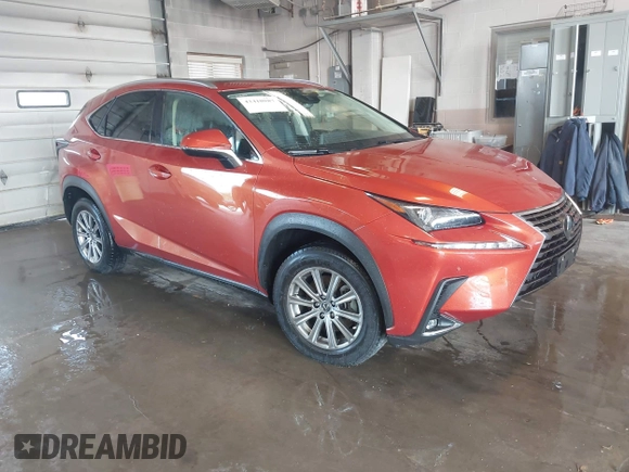 2021 Lexus NX 300 z VIN JTJDARDZ6M2253598, wystawiony jako IAAI lot #42410887 z przebiegiem 46 434 mil mil oraz . Historia ofert i sprzedaży dostępna na DreamBid. Obrazek 1.