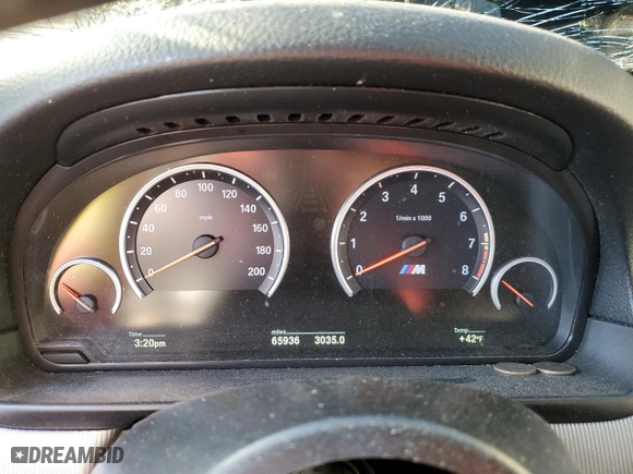 2015 BMW M5 with VIN WBSFV9C56FD595129, listed as a Copart auction lot 41926774 with 65,936 mi miles. Bid and sale history available at carsss.com. Image 9.