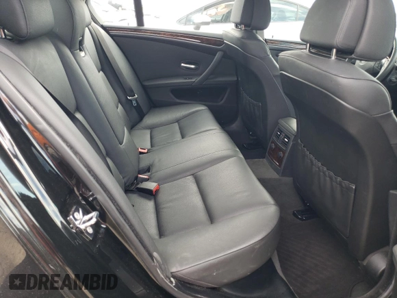 2008 BMW 5 Series 528i with VIN WBANU53558C115067, listed as a Copart auction lot 52243555 with 206,026 mi miles and Clean Title. Bid and sale history available at carsss.com. Image 10.