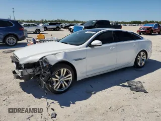 2011 Jaguar XJ with VIN SAJWA2GB9BLV16242, listed as a Copart auction lot 48393295 with 0 mi miles and Salvage Title. Bid and sale history available at carsss.com. Image 1.