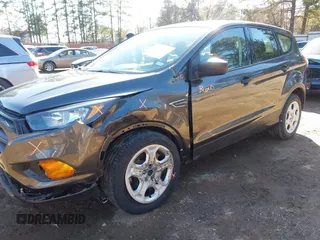 2018 Ford Escape S with VIN 1FMCU0F77JUA84538, listed as a IAAI auction lot 41611602 with 28,284 mi miles and . Bid and sale history available at carsss.com. Image 6.