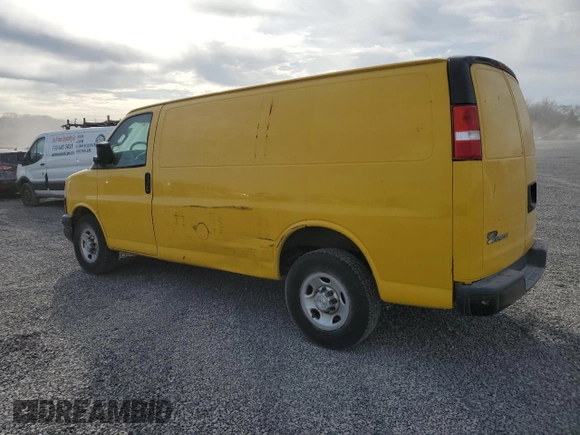 2020 Chevrolet Express Cargo Van with VIN 1GCWGAFPXL1226464, listed as a Copart auction lot 44780515 with 149,395 mi miles and Clean Title. Bid and sale history available at carsss.com. Image 2.