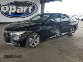 2018 Honda Accord EX-L with VIN 1HGCV1F59JA047287, listed as a Copart auction lot 65929795 with 64,170 mi miles and Salvage title. Bid and sale history available at DreamBid. Image 1.