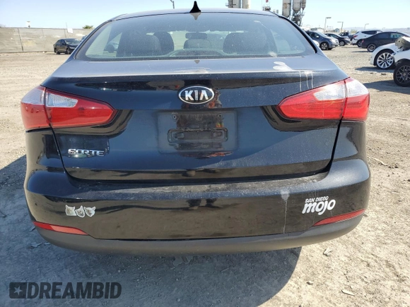 2016 Kia Forte LX with VIN KNAFK4A62G5609602, listed as a Copart auction lot 50084065 with 69,066 mi miles and Salvage Title. Bid and sale history available at carsss.com. Image 6.