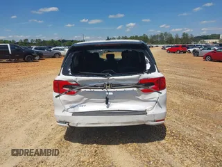 2024 Honda Odyssey EX-L with VIN 5FNRL6H6XRB070789, listed as a IAAI auction lot 41333384 with 6,553 mi miles and . Bid and sale history available at DreamBid. Image 17.