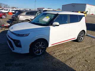 2021 Kia Soul GT-Line with VIN KNDJ63AU8M7736994, listed as a IAAI auction lot 41150104 with 19,025 mi miles and . Bid and sale history available at DreamBid. Image 2.