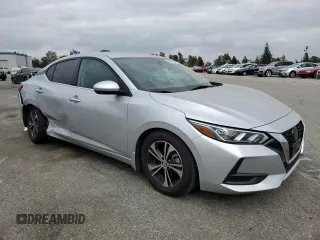 2020 Nissan Sentra SV z VIN 3N1AB8CV4LY222526, wystawiony jako Copart lot #53543915 z przebiegiem 54 974 mil mil oraz Szkoda całkowita • Salvage title. Historia ofert i sprzedaży dostępna na DreamBid. Obrazek 4.