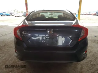 2017 Honda Civic Sedan LX with VIN 19XFC2F52HE072255, listed as a Copart auction lot 50661395 with 93,032 mi miles and Salvage Title. Bid and sale history available at carsss.com. Image 6.