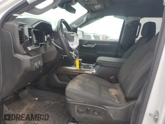 2023 Chevrolet Silverado 1500 LT with VIN 2GCUDDEDXP1134599, listed as a Copart auction lot 84015564 with 0 mi miles and Salvage Title. Bid and sale history available at carsss.com. Image 7.
